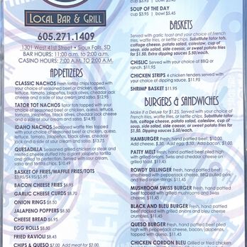 The 18th Amendment - Menu - Pizza Near Me - Sioux Falls, South Dakota