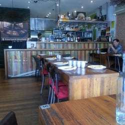 Inside the restaurant