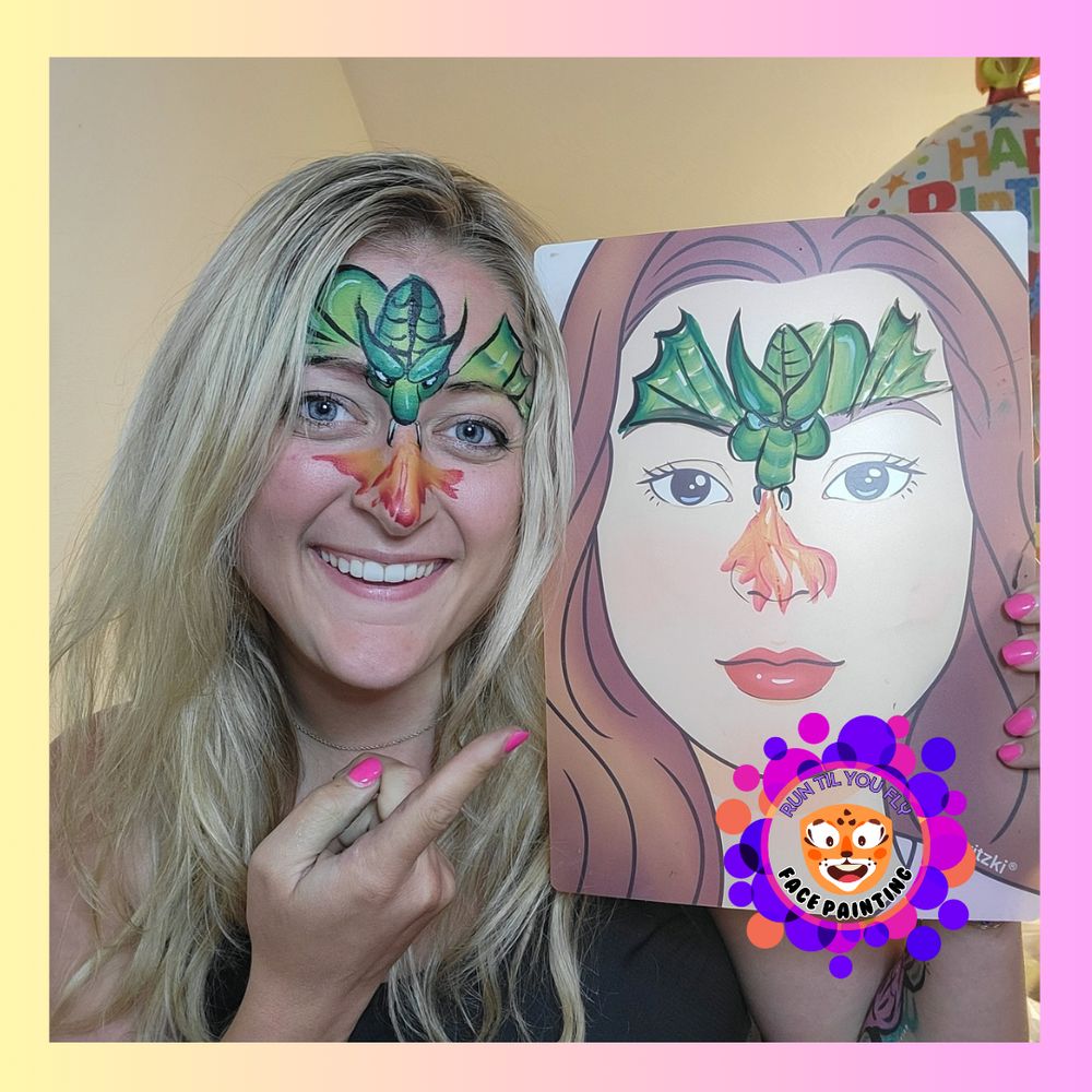 Social spots from Run Til You Fly Face Painting