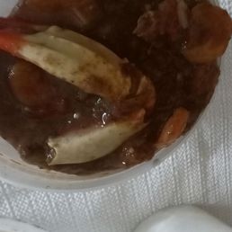 Seafood Gumbo loaded with shrimp,oysters,crab claws, okra and more full of Flava Seafood Gumbo loaded with shrimp,oysters,crab claws, okra and more full of Flava