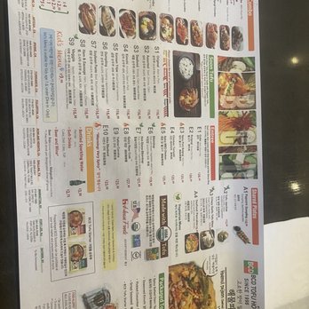 BCD Tofu House - The menu 4/10/23 - Korean Near Me - Irvine, California
