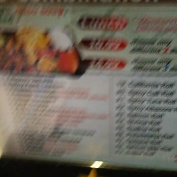 Kiku Sushi - Combo menu - Japanese Near Me - Monrovia, California