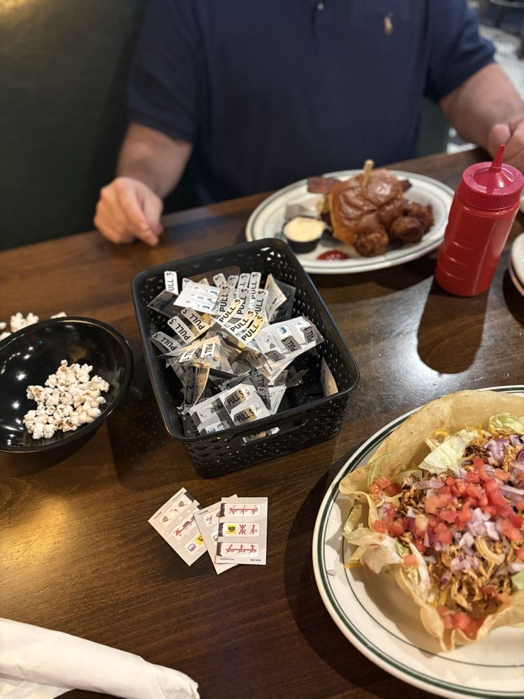 Food from Lucky's 13 Pub