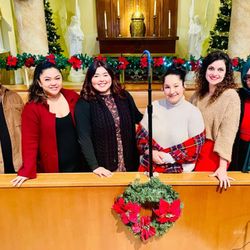 Queen of All Saints Catholic Church - Christmas 2024 - sine of our music ministry group