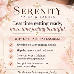 Serenity Nails And Lashes Studio