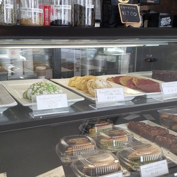 Cloverleaf Coffee & Bakery - Case with cookies - Desserts Near Me - Temple City, California
