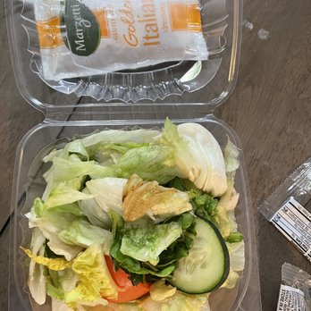 Ron's Pizza - a salad in a plastic container - Pizza Near Me - Miamisburg, Ohio Ron's Pizza - a salad in a plastic container - Pizza Near Me - Miamisburg, Ohio
