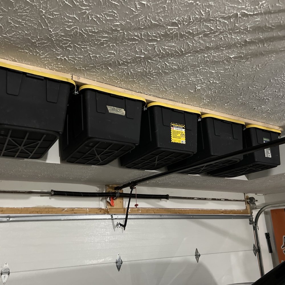 KAZZ Handyman Services - Installed bin storage on my ceiling - Handyman Near Me KAZZ Handyman Services - Installed bin storage on my ceiling - Handyman Near Me