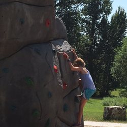 Lawrence Park - Climbing boulder