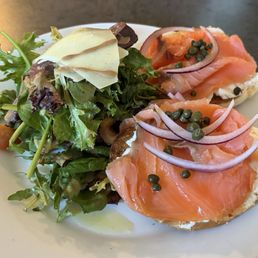 Salmon Lox Bagel Salmon Lox Bagel