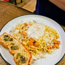 The Outpost American Tavern - Halloumi Carbonara