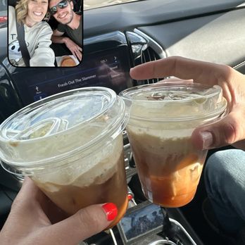 Notom Coffee - Banana cold brew with banana whip just in time for BeReal to go off - Coffee & Tea Near Me - Murray, Utah