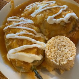 Stuffed poblano peppers Stuffed poblano peppers