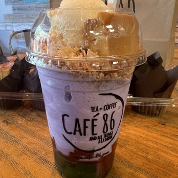 Cafe 86 - Upside down halo halo - Desserts Near Me - Union City, California