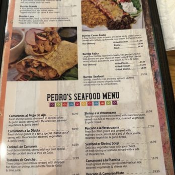 Pedros Tacos & Tequila Bar - Menu - Mexican Near Me - Semmes, Alabama