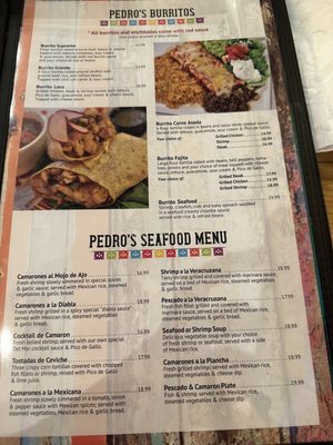 Menu photo 1 Pedros Tacos & Tequila Bar Semmes, AL