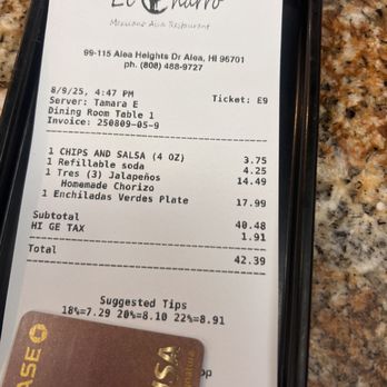 El Charro Mexicano - Pricey but worth every penny - Mexican Near Me - Aiea, Hawaii