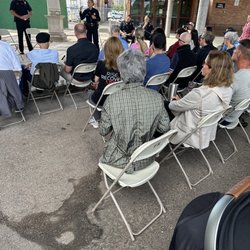 Police District 6 - Citizen Advisory Group - meeting outside at DPD District 6.