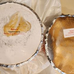 Russo Pastry Shop - $16.99 each BOGO. chicken and eggplant parm