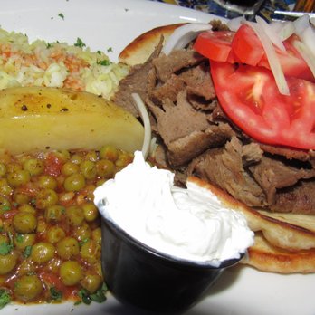 Hellas Restaurant - Tom's gyro platter - Bakeries Near Me - Tarpon Springs, Florida