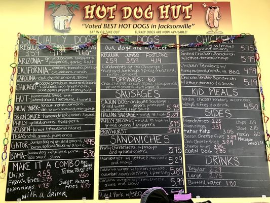 Menu photo 3 Hot Dog Hut Jacksonville Beach, FL