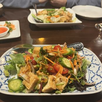 Spice Of Thai - Crispy Tofu Salad and Vegetable Delight (Pad-Pak) - Thai Near Me - Roswell, Georgia Spice Of Thai - Crispy Tofu Salad and Vegetable Delight (Pad-Pak) - Thai Near Me - Roswell, Georgia