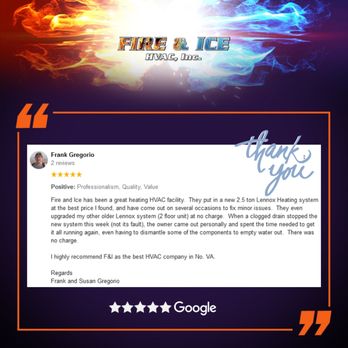 Fire & Ice HVAC - Heating & Air Conditioning/HVAC Near Me - Manassas, Virginia