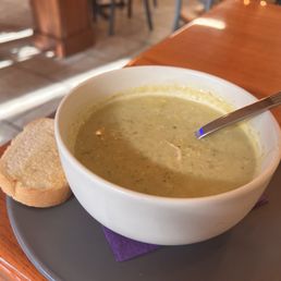 Poblano soup very good Poblano soup very good
