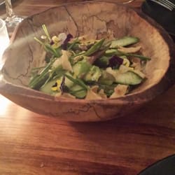 Asparagus salad - crunchy, fresh and tangy.