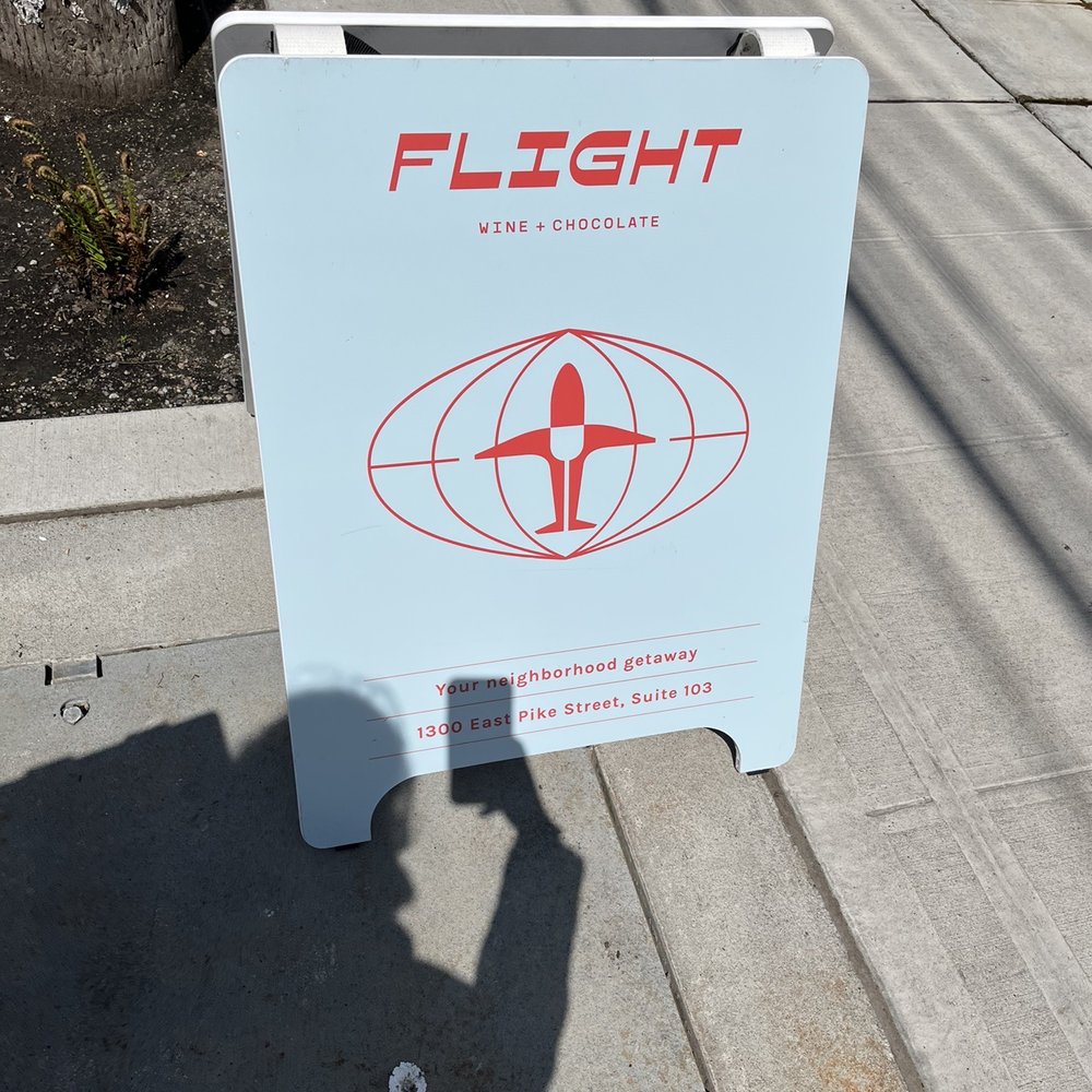 Sign outside.