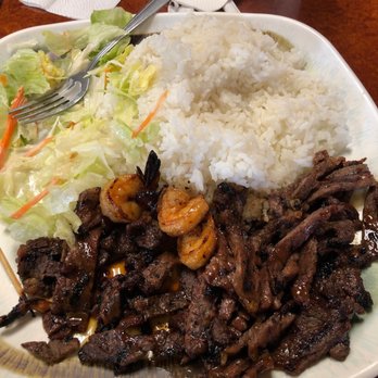 Sunny Teriyaki - Shrimp and beef teriyaki combo. - Chinese Near Me - Auburn, Washington Sunny Teriyaki - Shrimp and beef teriyaki combo. - Chinese Near Me - Auburn, Washington
