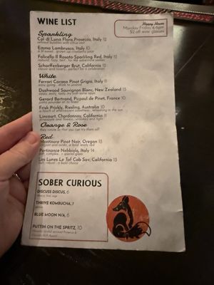Menu photo 2 Thirsty Fox Lexington, KY