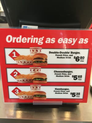 Menu photo 2 In-N-Out Burger Moorpark, CA Menu photo 2 In-N-Out Burger Moorpark, CA