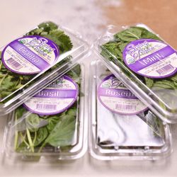 Fresh herbs -- always organic