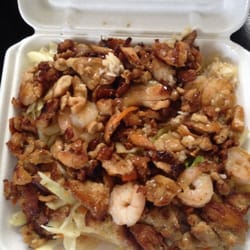 Kobe's Japanesse - Shrimp and Chicken Teriyaki with extra sauce and extra vegetables