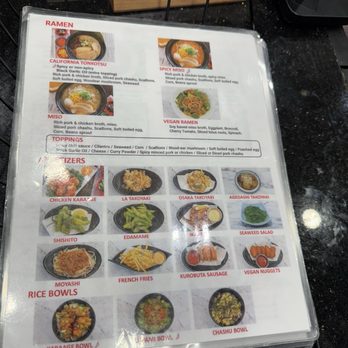 Wadaya - Menu side 2 - Ramen Near Me - Fremont, California Wadaya - Menu side 2 - Ramen Near Me - Fremont, California