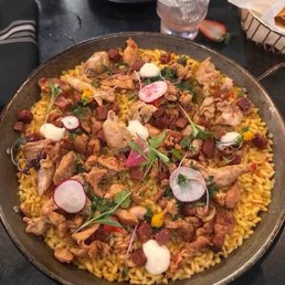 Chicken and chorizo paella!