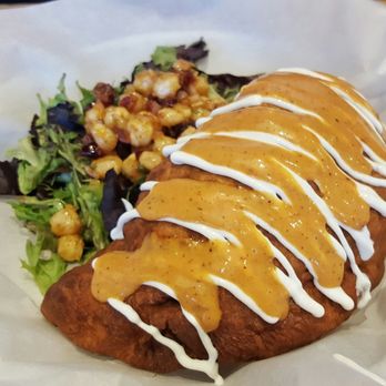 Tocabe An American Indian Eatery - Shredded buffalo stuffed frybread - American Near Me - Denver, Colorado Tocabe An American Indian Eatery - Shredded buffalo stuffed frybread - American Near Me - Denver, Colorado