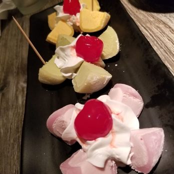 Sushi R91 - Mochi ice cream 3 mango, green tea, and strawberry - Japanese Near Me - Riverside, California Sushi R91 - Mochi ice cream 3 mango, green tea, and strawberry - Japanese Near Me - Riverside, California