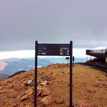 Pikes Peak - America's Mountain - This is what greeted me at the top of Pikes Peak. This is the entrance/exit located across the railway - Hiking Near Me - Cascade, Colorado Pikes Peak - America's Mountain - This is what greeted me at the top of Pikes Peak. This is the entrance/exit located across the railway - Hiking Near Me - Cascade, Colorado
