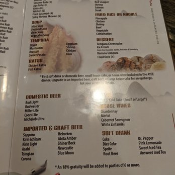Sushi Masa - Dinner AYCE menu - Sushi Bars Near Me - Baton Rouge, Louisiana Sushi Masa - Dinner AYCE menu - Sushi Bars Near Me - Baton Rouge, Louisiana