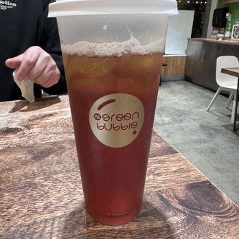 Mr. Green Bubble - Lychee Black Tea - Bubble Tea Near Me - Walnut Creek, California