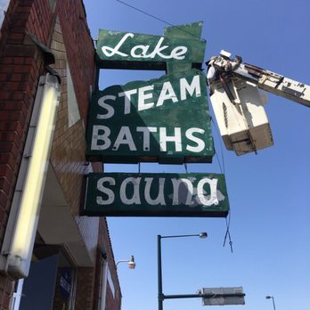 Lake Steam - Our landmark sign is getting a brand new lease on life! - Reflexology Near Me - Denver, Colorado Lake Steam - Our landmark sign is getting a brand new lease on life! - Reflexology Near Me - Denver, Colorado