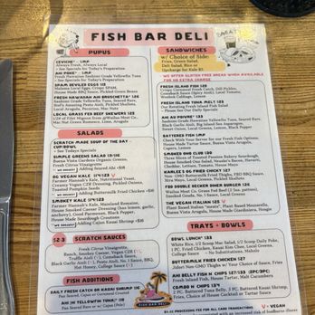 Fish Bar Deli - Seafood Markets Near Me - Kapaa, Hawaii