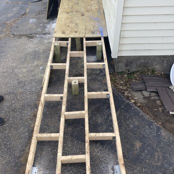 Day By Day Handyman Services - Half way assembled wheel chair ramp - Handyman Near Me Day By Day Handyman Services - Half way assembled wheel chair ramp - Handyman Near Me
