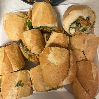 Lu's Sandwiches - Curry Tofu Sandwich   Dau Hu - Large - Vietnamese Near Me - Minneapolis, Minnesota