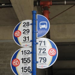 Clackamas Town Center Transit Center - Max Station - Many lines come together. The "famed" 72 ends its run here. The 155 and 156 travel out to Sunnyside and Happy Valley.