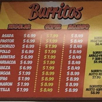 Mi Tierra Super Mercado - a menu for burritos - Grocery Near Me - Bay Point, California Mi Tierra Super Mercado - a menu for burritos - Grocery Near Me - Bay Point, California