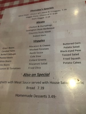 Menu photo 4 Derby Restaurant Mount Airy, NC