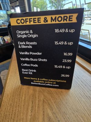 Menu photo 1 Better Buzz Coffee Carlsbad Carlsbad, CA